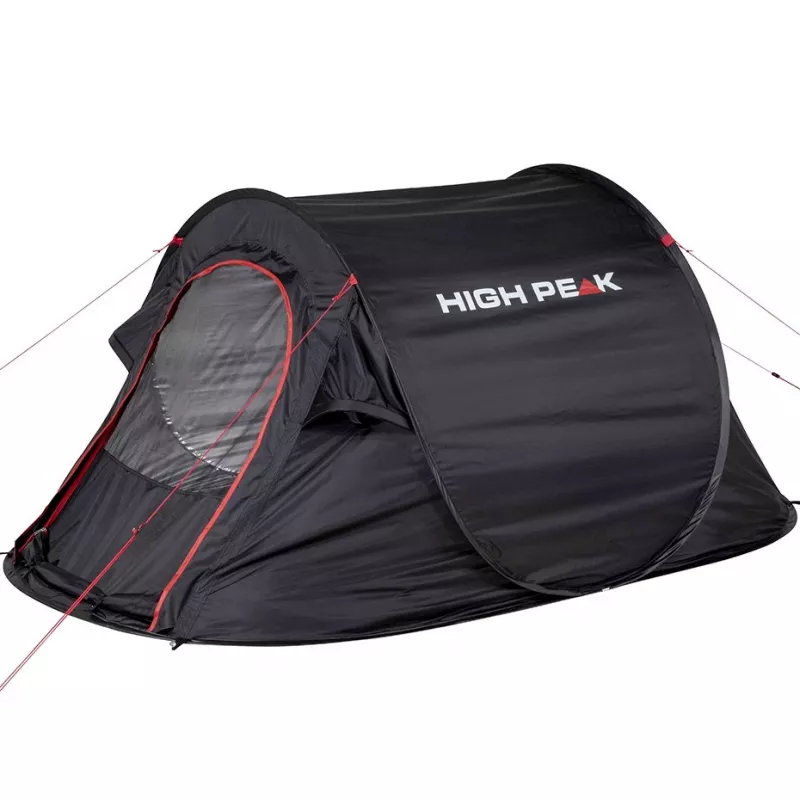 High Peak Vision 2 tienda de campaña túnel negra 10280