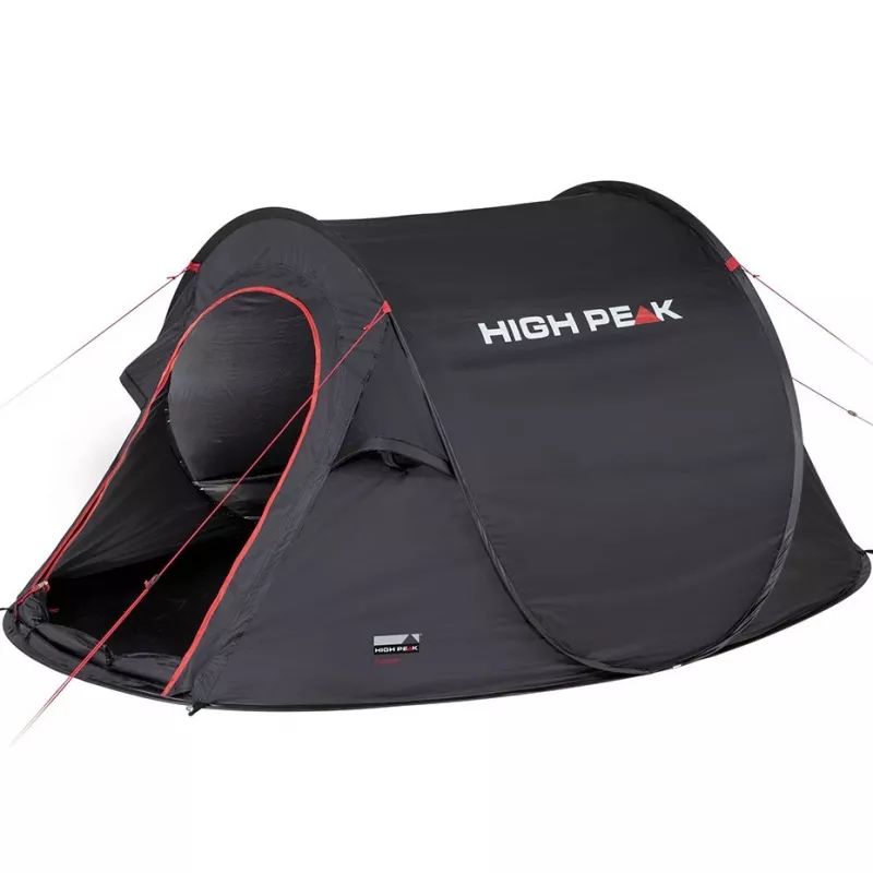 High Peak Vision 3 tienda de campaña túnel negra 10290
