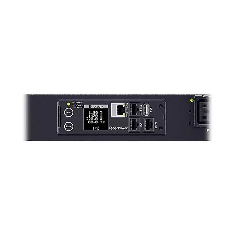 Unidad de distribución de energía CYBERPOWER PDU81404 — con medición/monitorización/conmutación 24 tomas C13/C19 0U monofásica 200–240V 16A