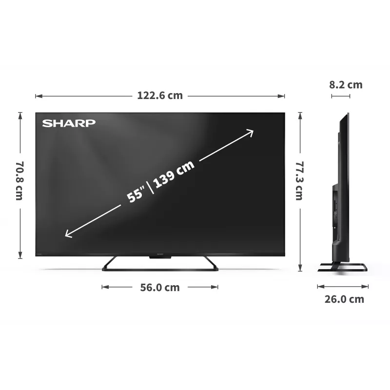 Televisor Sharp 55HR7465 55 pulgadas LED LCD 4K