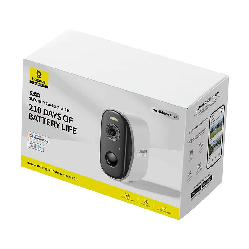 Cámara exterior Baseus N1 (blanco)