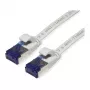 Cable de red VALUE Cat.6A (clase EA) FTP, extraplano, gris, 2 m