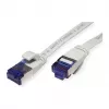 Cable de red VALUE Cat.6A (clase EA) FTP, extraplano, gris, 2 m