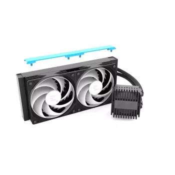 Refrigeración líquida para CPU ZALMAN ALPHA2 V2 A24 240 mm — todo en uno cerrada, negra