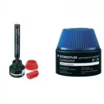 Tinta de recarga para rotulador Staedtler Lumocolor 488 50-3, permanente azul, 30 ml