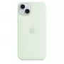 Funda de silicona con MagSafe para Apple iPhone 15 Plus – silicona, menta, para iPhone 15 Plus de 6,7 pulgadas