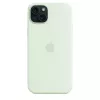 Funda de silicona con MagSafe para Apple iPhone 15 Plus – silicona, menta, para iPhone 15 Plus de 6,7 pulgadas