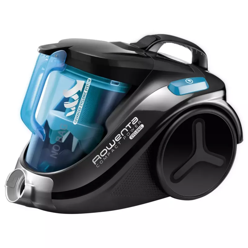 Aspirador de suelo ROWENTA Compact Power RO3731 — 750 W, en seco, sin bolsa 1,5 L, filtro de espuma + HEPA