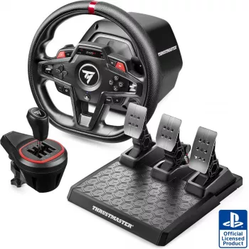 Volante de carreras con Force Feedback Thrustmaster T248R con paquete de cambios para PS5/PC