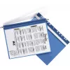 Archivador de colgar Durable 2561-06 A4 plástico azul transparente