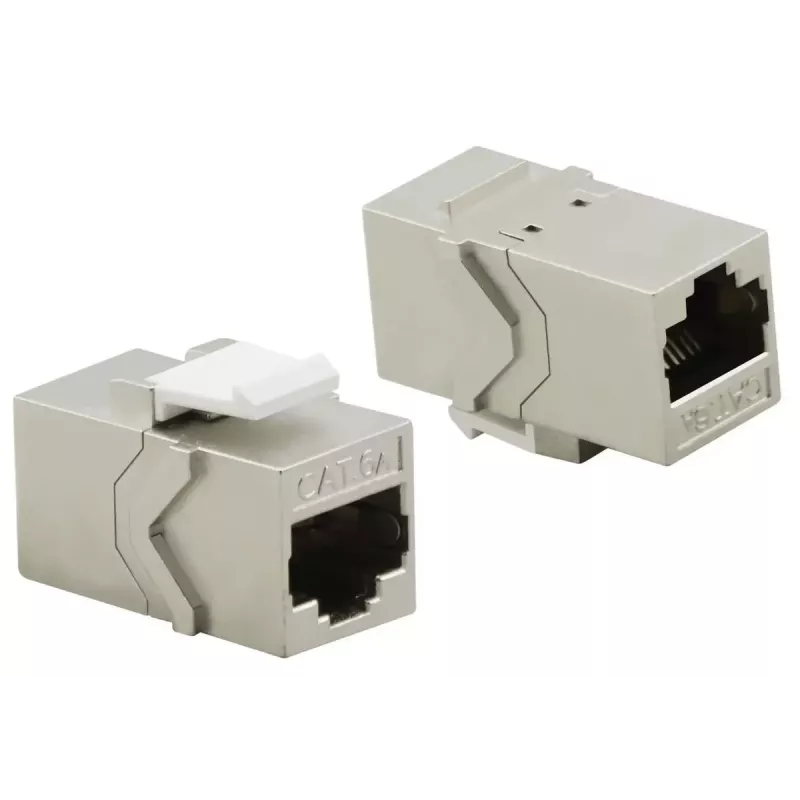 Módulo Keystone Helos 304268 plano Silver RJ-45