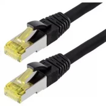 Cable de red Helos 118125 negro 10m Cat6a S/FTP
