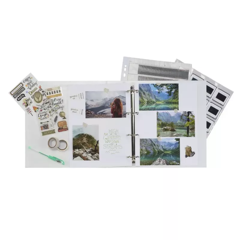 Archivador de anillas Hama 00007547 anilla D blanco 327mm x 309mm