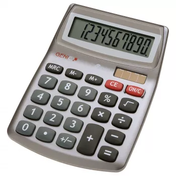 Calculadora de sobremesa GENIE 540 plata