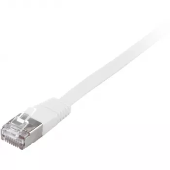Cable de red Equip Cat.6A U/FTP cable de parcheo plano RJ-45 10m blanco
