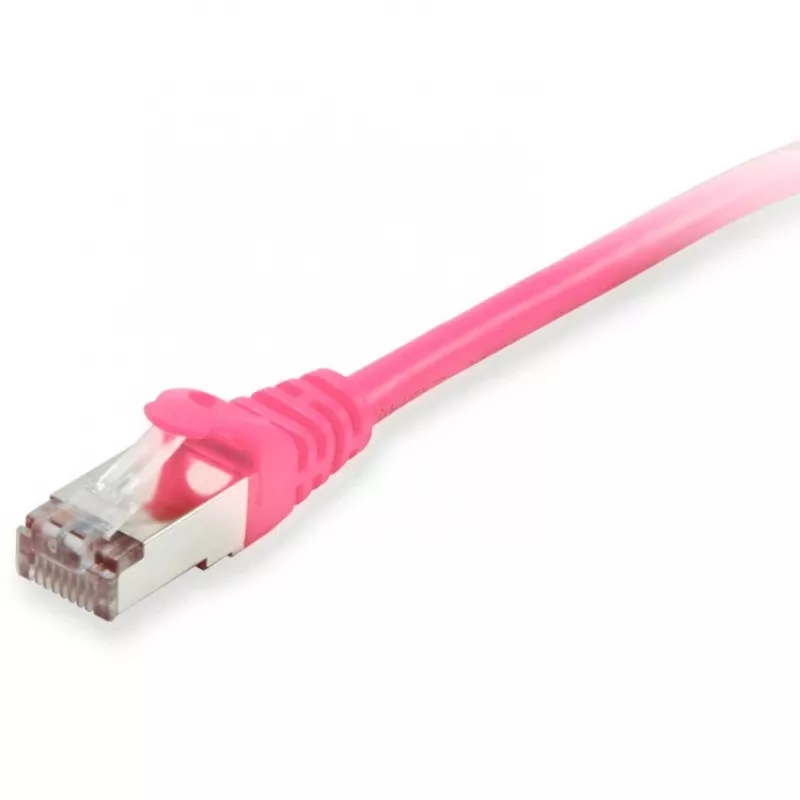 Cable de parcheo Equip Cat.6A S/FTP RJ-45 5m rosa