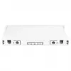 Caja de empalme de fibra óptica DIGITUS DN-96330/9APC 1U, equipada con 6x LC-APC DX, OS2, polímero/acero, gris claro