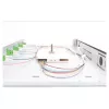 Caja de empalme de fibra óptica DIGITUS DN-96330/9APC 1U, equipada con 6x LC-APC DX, OS2, polímero/acero, gris claro