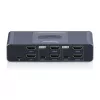 Conmutador KVM DIGITUS DS-12856 USB-C/USB-A 2 puertos Dual HDMI 4K60Hz (USB 3.2 Gen 1)