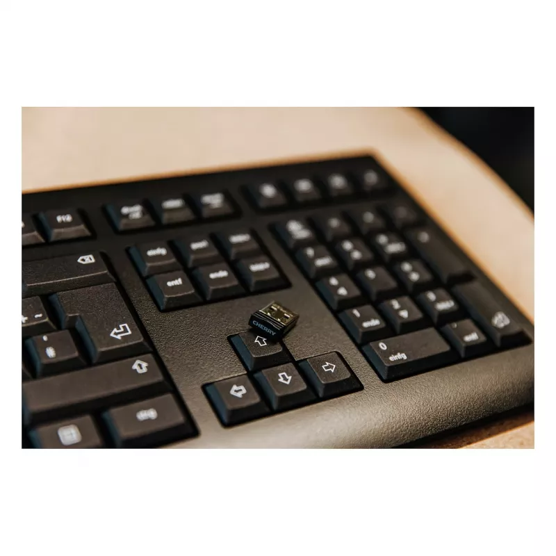 Cherry KW 3000 Universal RF Wireless QWERTY portugués negro