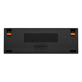 Teclado mecánico gaming Cherry K5 Pro TMR Compact — 65% QWERTY US, con cable USB, RGB, negro/naranja