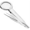 Pinza de aumento FIRST AID ONLY P-10011, lente de plástico de 23 mm, aumento 4,5x, plateada