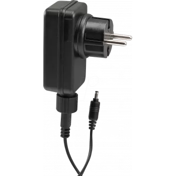 Fuente de alimentación Olympia 6111 interior, entrada 100–240 V, conector CEE 7/17, negra