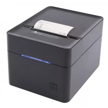 Impresora POS Olympia 947990055 — impresión térmica directa, 250 mm/s, diámetro de rollo 80 mm, ancho de impresión 80 mm, USB Type-A, RS-232, con cable, negra
