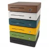 Cajón portamonedas electrónico Olympia M405, carcasa de metal, verde, 405×400×102 mm, 2 llaves