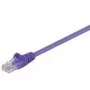 Cable de red Goobay 95281-GB morado 5m Cat5e U/UTP