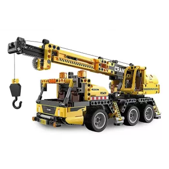 Grúa móvil Jamara modelo CaDA 402886 — set de construcción, negro y amarillo, para niños a partir de 8 años