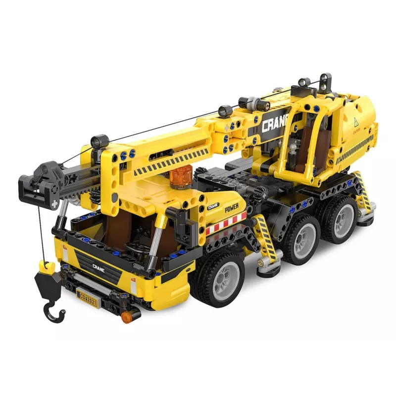 Grúa móvil Jamara modelo CaDA 402886 — set de construcción, negro y amarillo, para niños a partir de 8 años