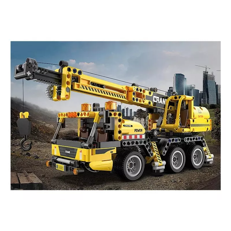 Grúa móvil Jamara modelo CaDA 402886 — set de construcción, negro y amarillo, para niños a partir de 8 años