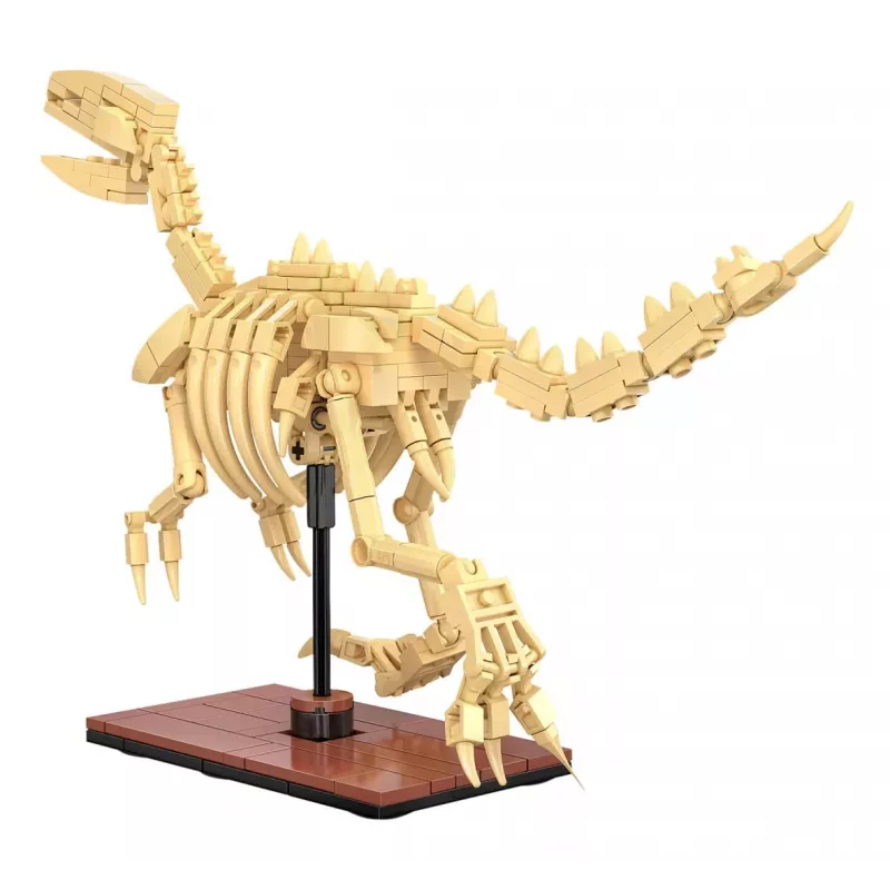 Set de construcción Jamara CaDA fósil de dinosaurio Stegosaurus — 297 piezas, edad 8+, beige/marrón