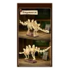 Set de construcción Jamara CaDA fósil de dinosaurio Stegosaurus — 297 piezas, edad 8+, beige/marrón