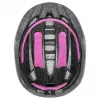 Casco infantil protector UVEX kid 2 cc multicolor rosa, carcasa rígida, acabado mate
