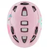 Casco infantil protector UVEX kid 2 cc multicolor rosa, carcasa rígida, acabado mate