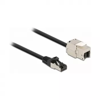 Cable conector RJ45 macho a módulo Keystone conector hembra RJ45 DeLOCK 87029