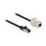 Cable conector RJ45 macho a módulo Keystone conector hembra RJ45 DeLOCK 87029