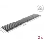 Barrera de protección para aves para instalaciones fotovoltaicas DELOCK 1 m — 2 unidades, marrón, 193 mm
