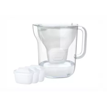 Jarra filtrante de agua BRITA Style Essential XL con cartuchos MAXTRA PRO Pure Performance (3) — blanca