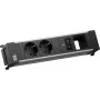 Regleta de enchufes Power Frame Bachmann BM0024207 con 2x tomas CEE7/3, 1x USB-C PD 45W, 1x módulo de conexión, cable de 0,2 m