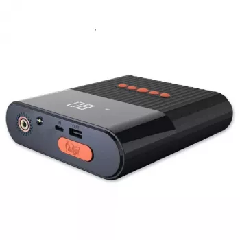 4smarts Arrancador de vehículo 456312 — 300 A de arranque, 2 A de salida, batería de 16,6 V, Negro