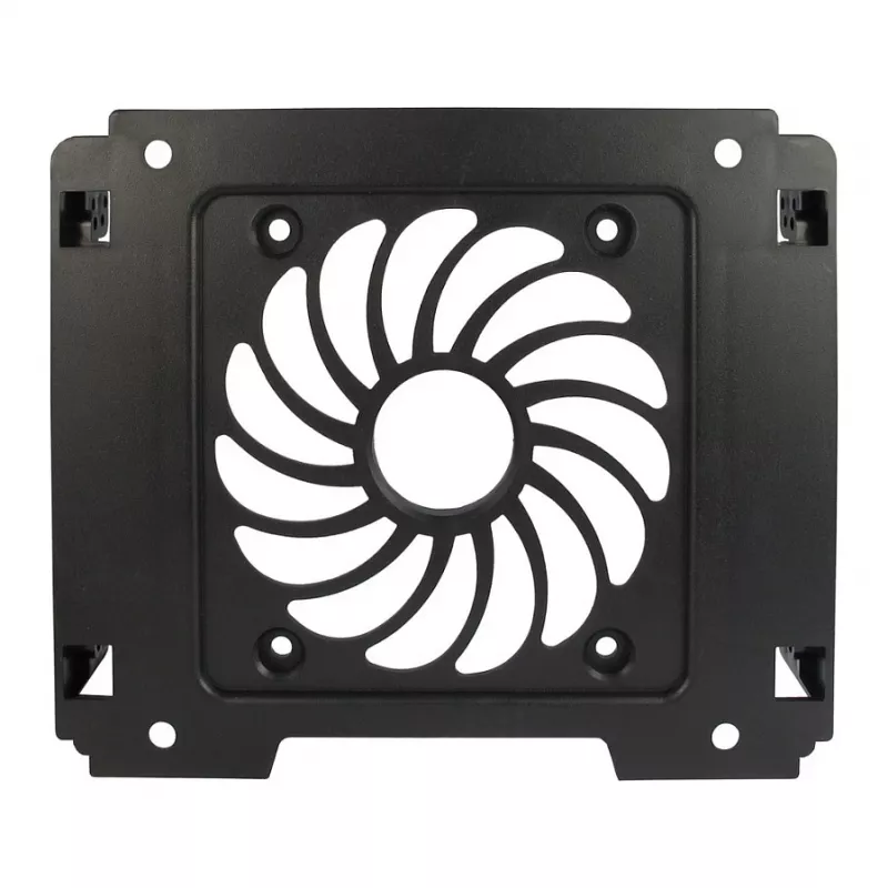 Inter-Tech Marco de montaje 1x5,25 para 1x2,5 / 1x3,5 / ventilador de 12 cm