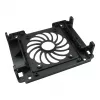 Inter-Tech Marco de montaje 1x5,25 para 1x2,5 / 1x3,5 / ventilador de 12 cm