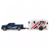 Coche teledirigido Amewi 22680 1:64 RTR con remolque, azul