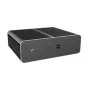 Akasa Euler CMX Caja de PC Mini-ITX sin ventilador A-ITX61-S1B – negra, mini chasis para sistemas de refrigeración pasiva