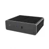 Akasa Euler CMX Caja de PC Mini-ITX sin ventilador A-ITX61-S1B – negra, mini chasis para sistemas de refrigeración pasiva