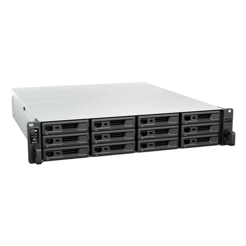 NAS Rack Synology RS2423RP+II (Rack 2U) AMD Ryzen V1780B 8 GB DDR4, 12 bahías, RAID, DiskStation Manager