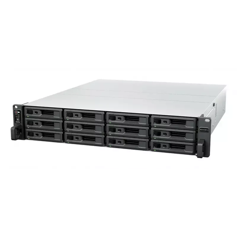 NAS Rack Synology RS2423RP+II (Rack 2U) AMD Ryzen V1780B 8 GB DDR4, 12 bahías, RAID, DiskStation Manager